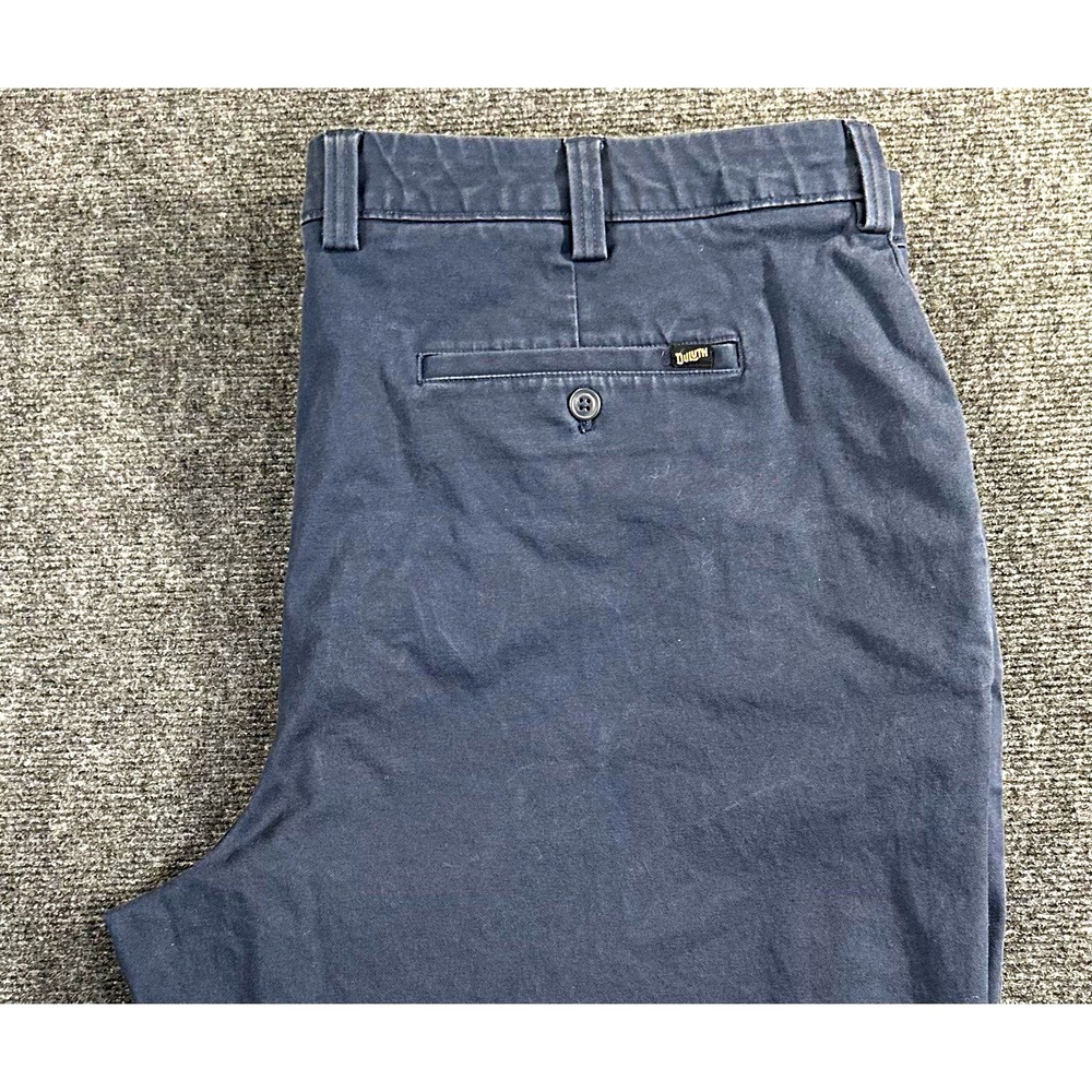 Duluth Trading Co. Men's DuluthFlex Ballroom Khaki Pants Relaxed Fit Navy 46x30